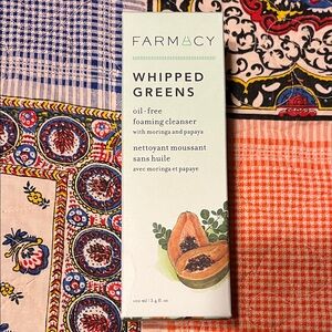 Farmacy Whipped Greens Foaming Cleanser in Mint Green Packaging